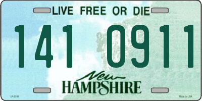 NH license plate 1410911