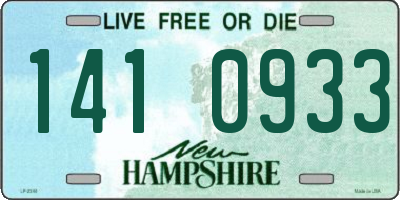 NH license plate 1410933