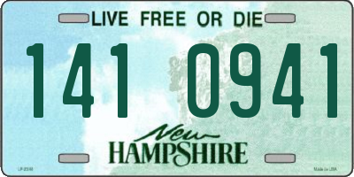 NH license plate 1410941