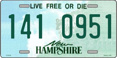 NH license plate 1410951