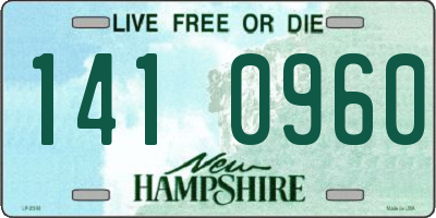 NH license plate 1410960