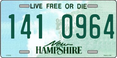 NH license plate 1410964