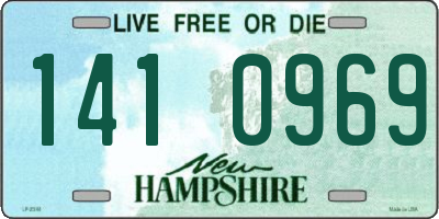 NH license plate 1410969