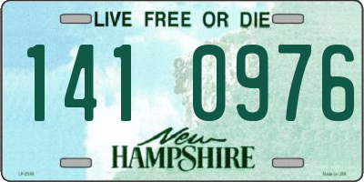NH license plate 1410976