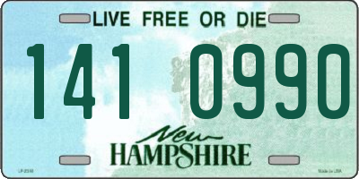 NH license plate 1410990