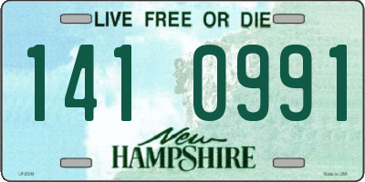 NH license plate 1410991