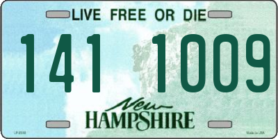 NH license plate 1411009