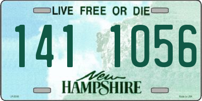 NH license plate 1411056