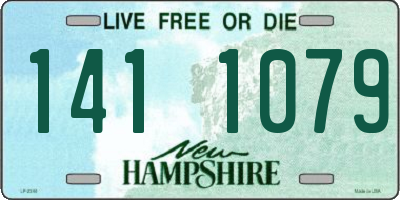NH license plate 1411079