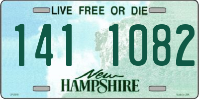 NH license plate 1411082