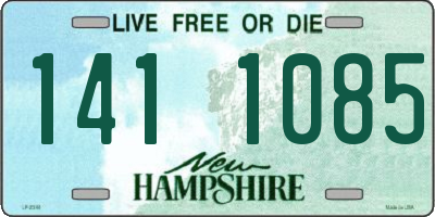 NH license plate 1411085