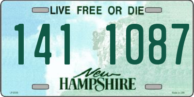 NH license plate 1411087