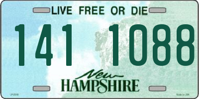 NH license plate 1411088