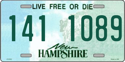 NH license plate 1411089
