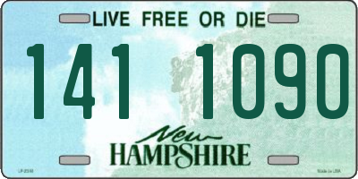 NH license plate 1411090