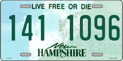 NH license plate 1411096