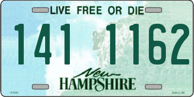 NH license plate 1411162