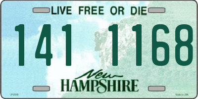 NH license plate 1411168