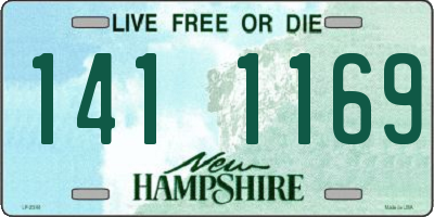 NH license plate 1411169