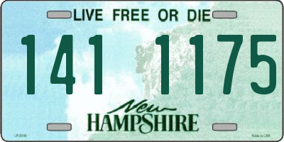 NH license plate 1411175