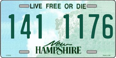 NH license plate 1411176
