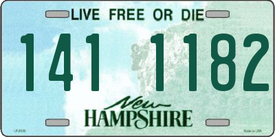 NH license plate 1411182