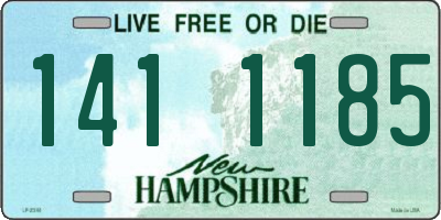 NH license plate 1411185
