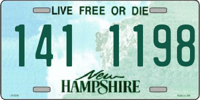 NH license plate 1411198