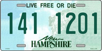NH license plate 1411201