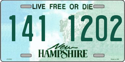 NH license plate 1411202