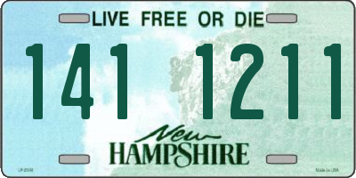 NH license plate 1411211