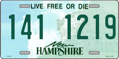 NH license plate 1411219