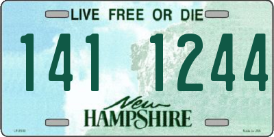 NH license plate 1411244