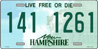 NH license plate 1411261