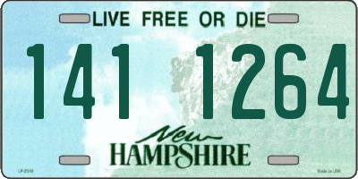 NH license plate 1411264