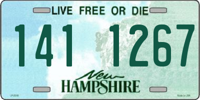 NH license plate 1411267