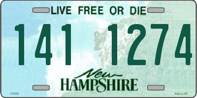NH license plate 1411274
