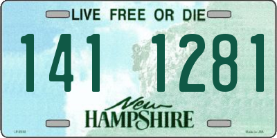 NH license plate 1411281