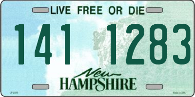 NH license plate 1411283