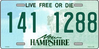 NH license plate 1411288