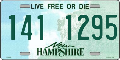 NH license plate 1411295