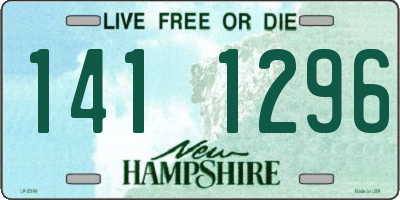 NH license plate 1411296