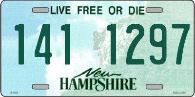 NH license plate 1411297