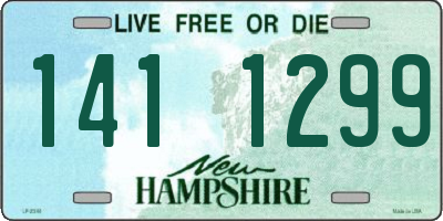 NH license plate 1411299