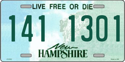 NH license plate 1411301