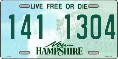 NH license plate 1411304