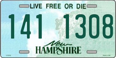 NH license plate 1411308