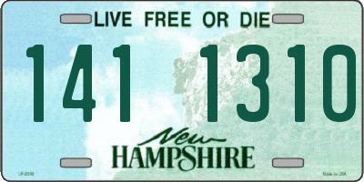 NH license plate 1411310