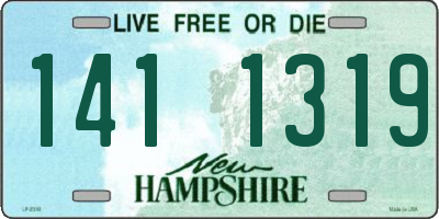 NH license plate 1411319