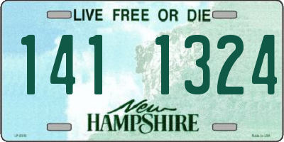 NH license plate 1411324